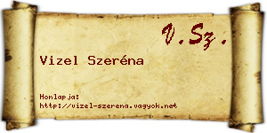 Vizel Szeréna névjegykártya